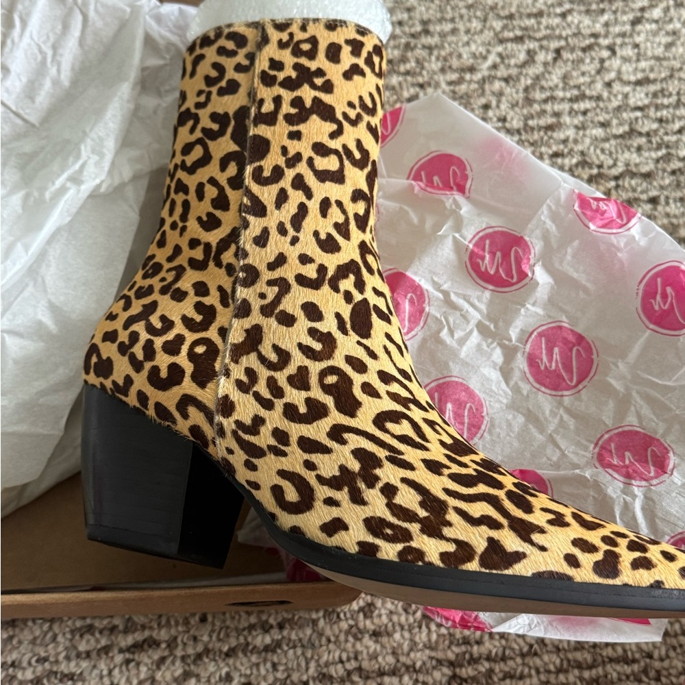 Leopard Print Ankle Boots- MATISSE